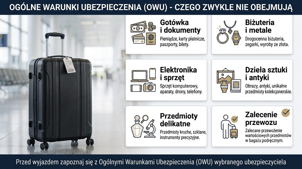 Zakres ochrony i lista wyłączeń mogą różnić się w zależności od ubezpieczyciela
